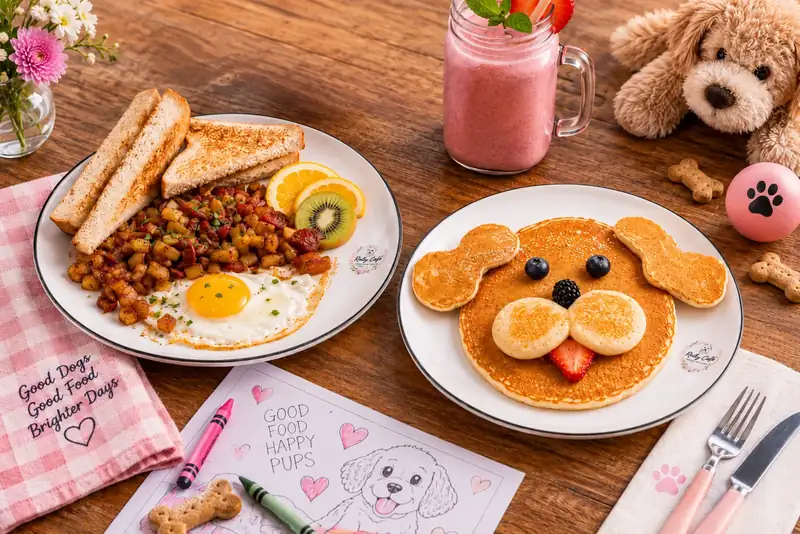 Assiettes brunch pour enfants au Ruby Café MTL
